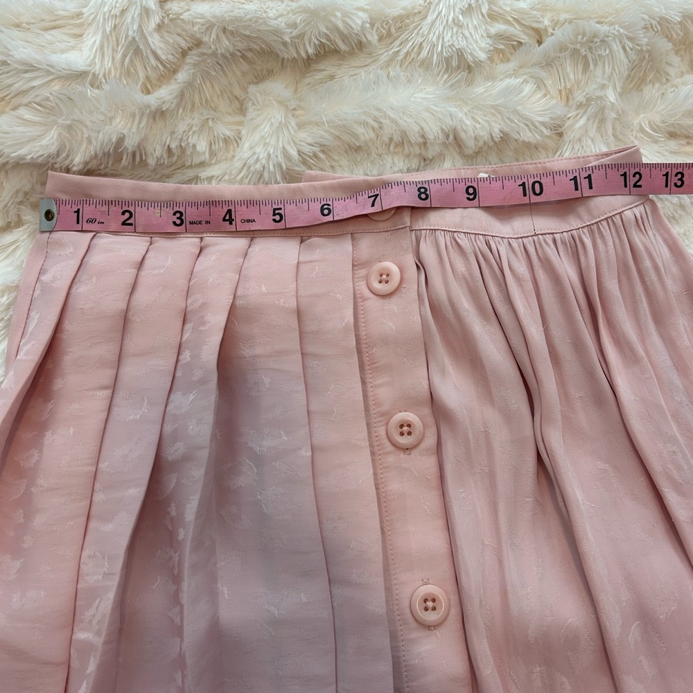 Avec Les Filles Blush Button-Down Midi Skirt - Picture 2 of 4